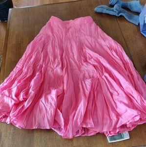 Anthropologie Maeve  Arielle Flounced Midi Skirt